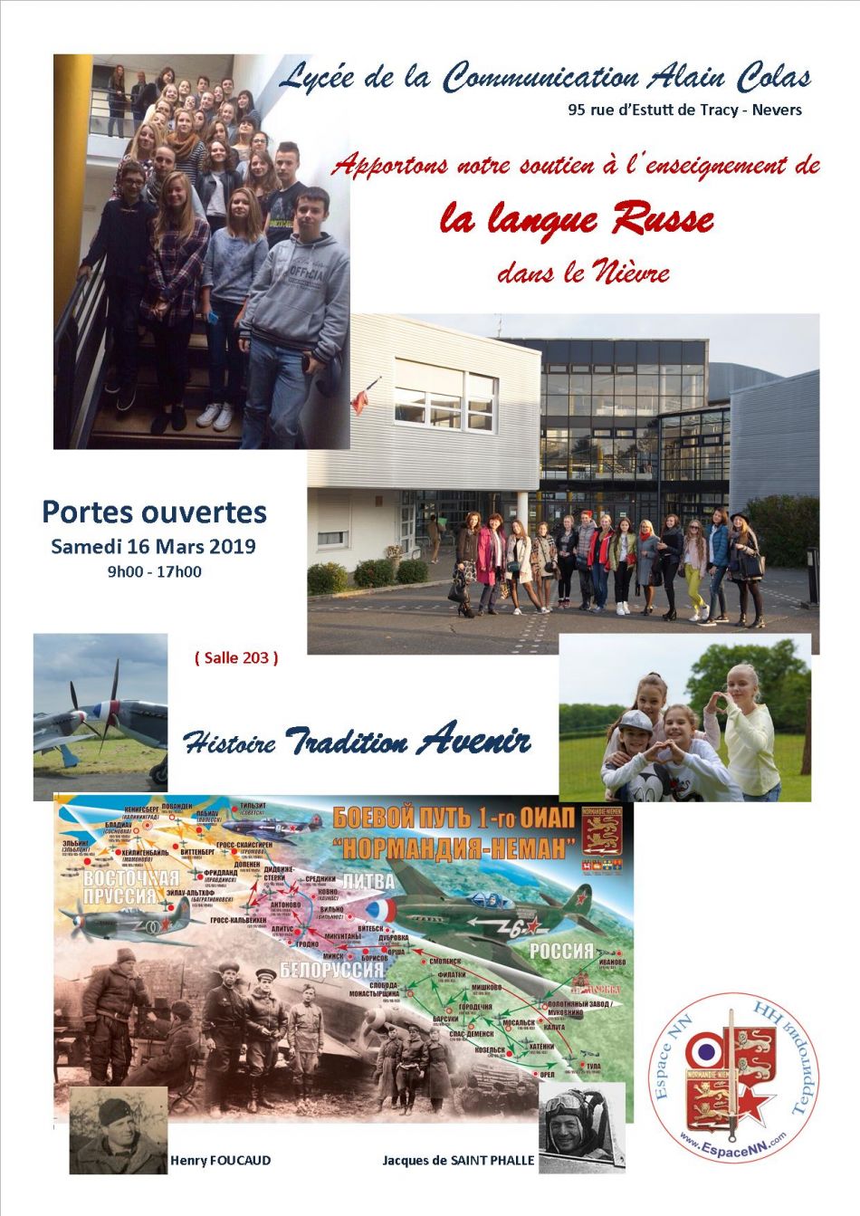 Langue Russe Portes ouvertes Alain Colas 16.03.2019